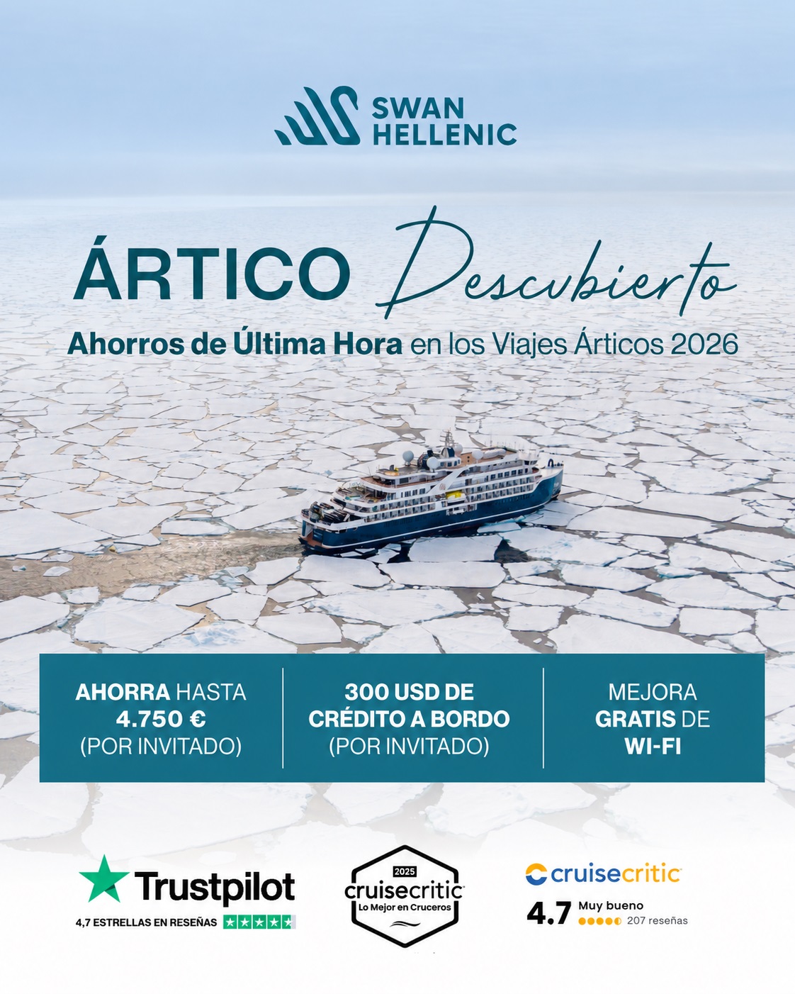 Swan Hellenic Ártico 2026